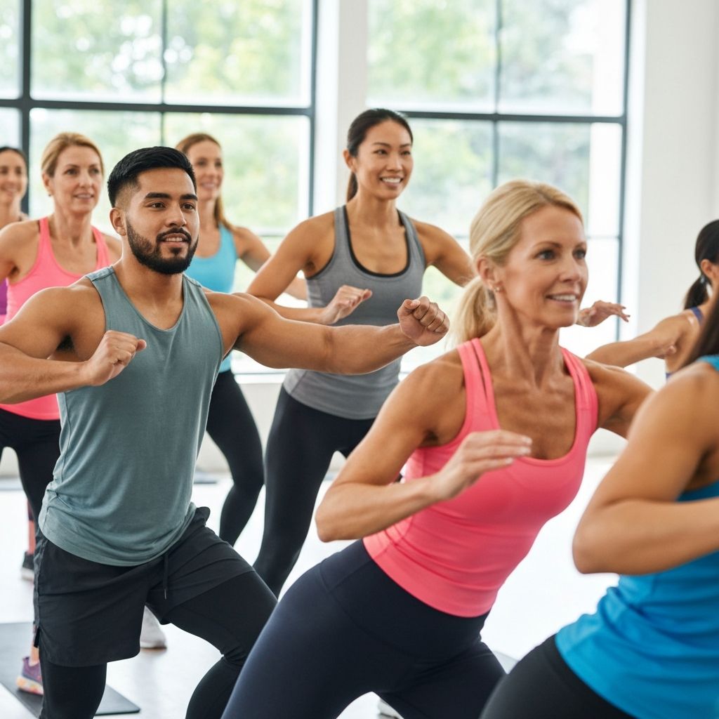 Group movement class in motion studio